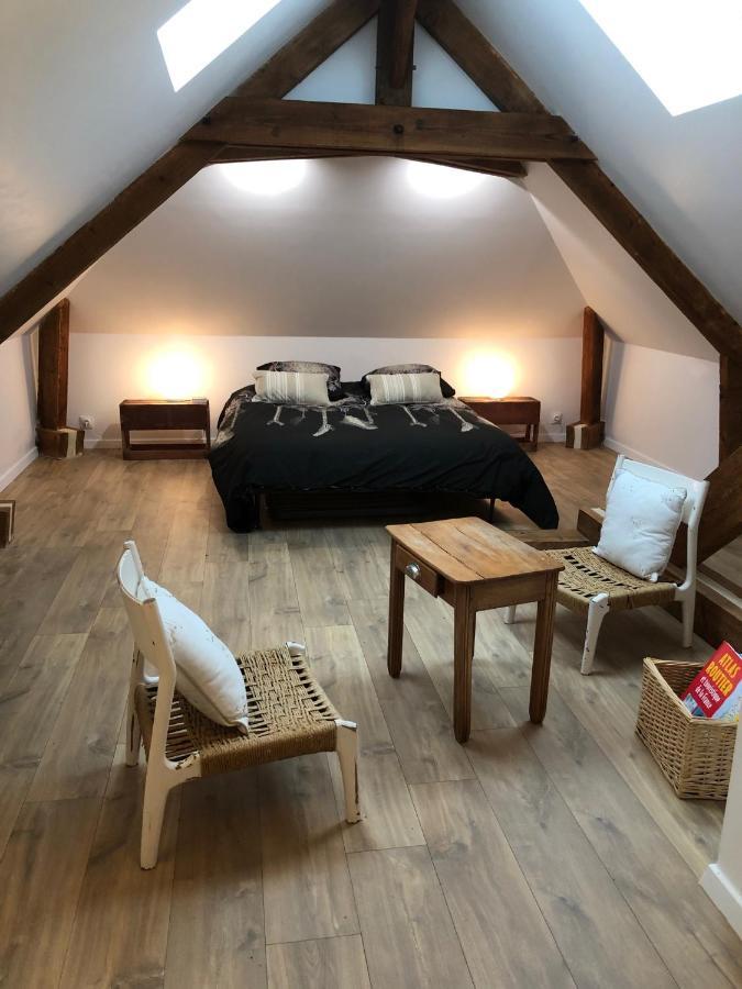 Chambre Ambiance Campagne Chic Freneuse  Exterior foto